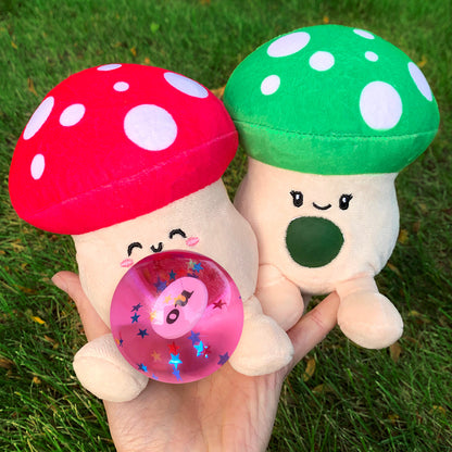 Top Trenz Magic Fortune Character Mushroom Plush Fidget Squishy Toy Toys|Plush