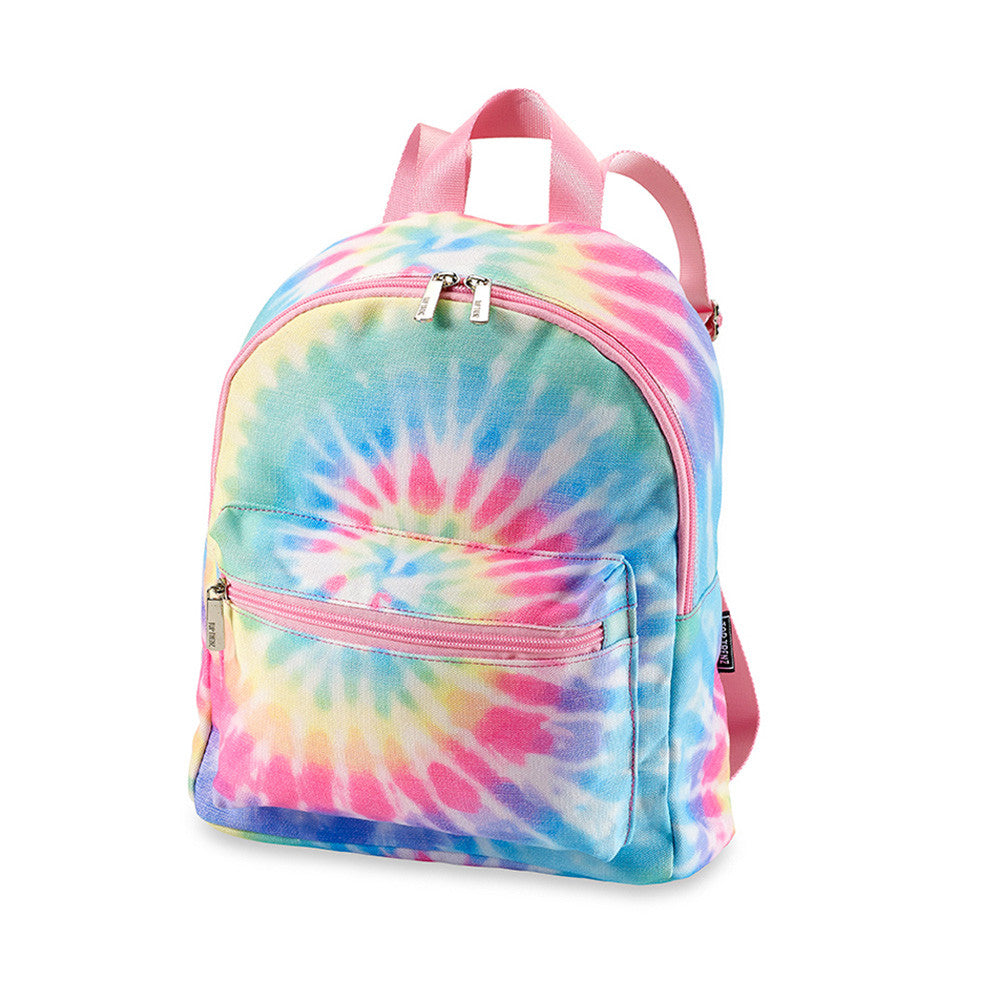 Top Trenz Canvas Mini Backpack Pastel Delight Tie-Dye - Top Trenz Bags