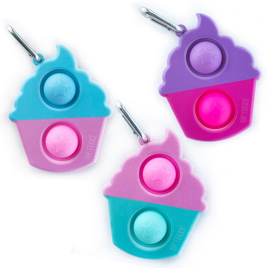 Top Trenz OMG Mega Pop Cupcake Keychain Toys