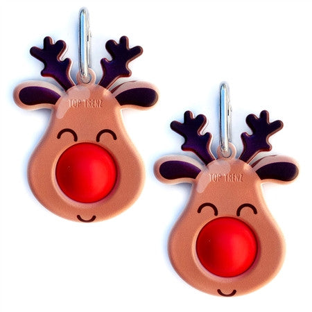 Top Trenz OMG Mega Pop - Reindeer Keychain Toys|Holiday