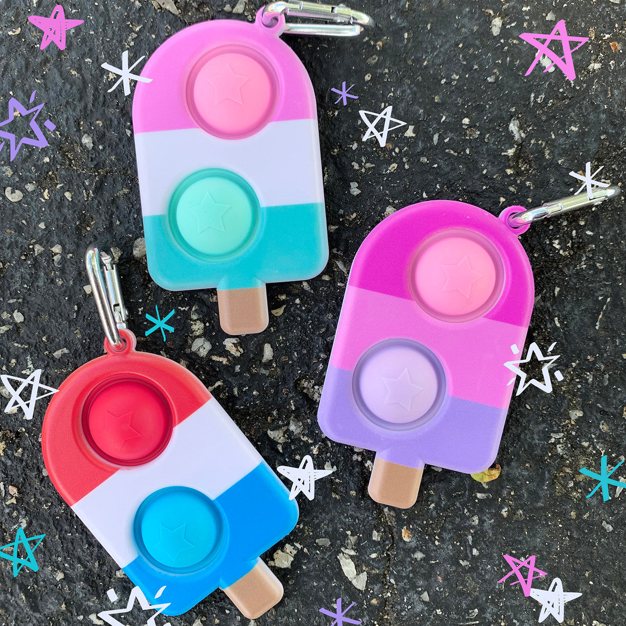 Top Trenz OMG Mega Pop - Ice Pop Keychain Toys
