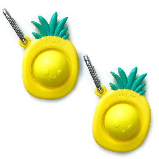 Top Trenz Pineapple pop fidget keychain Toys