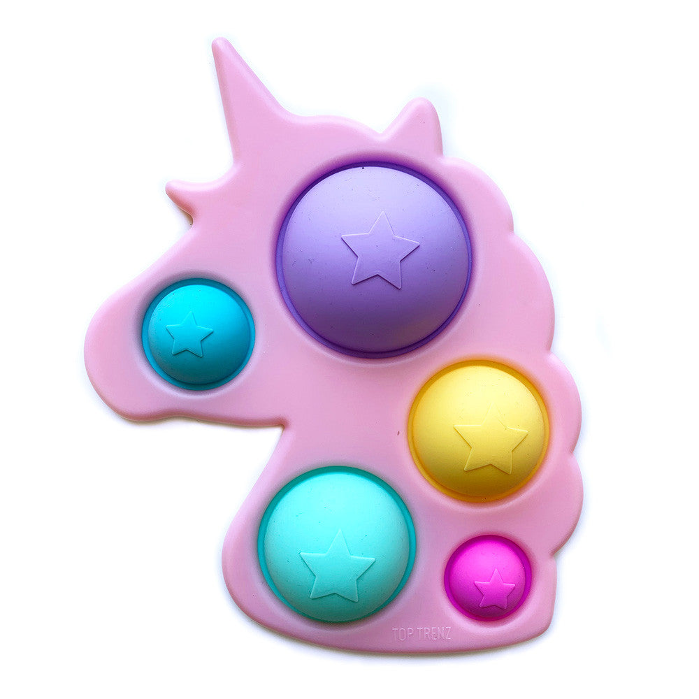 Top Trenz Unicorn Popping Sensory Toy - Stress Relief & Fun for Kids Toys