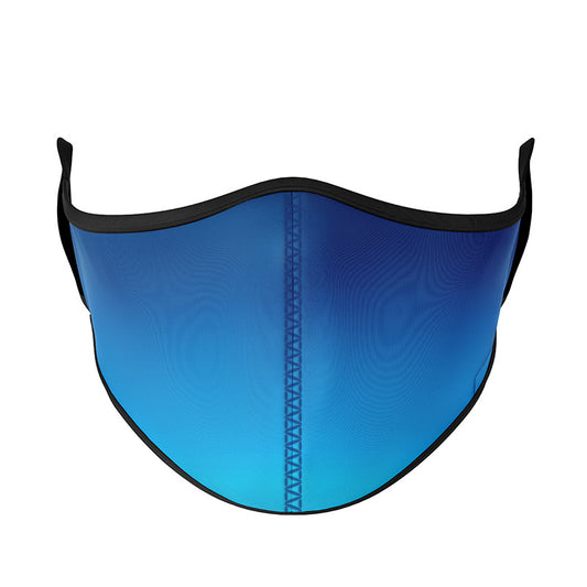 Top Trenz Fashionable Blue Printed Breathable Cloth Masks Accessories