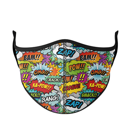 Top Trenz Fun Printed Fashion Face Cloth Masks For All Ages Accessories