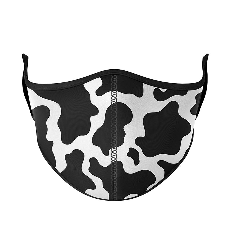 Top Trenz Super Cute Animal Cow Print Face Mask Accessories