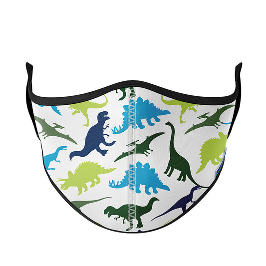 Top Trenz Fun Dinosaur Printed Fashion Face Mask Accessories