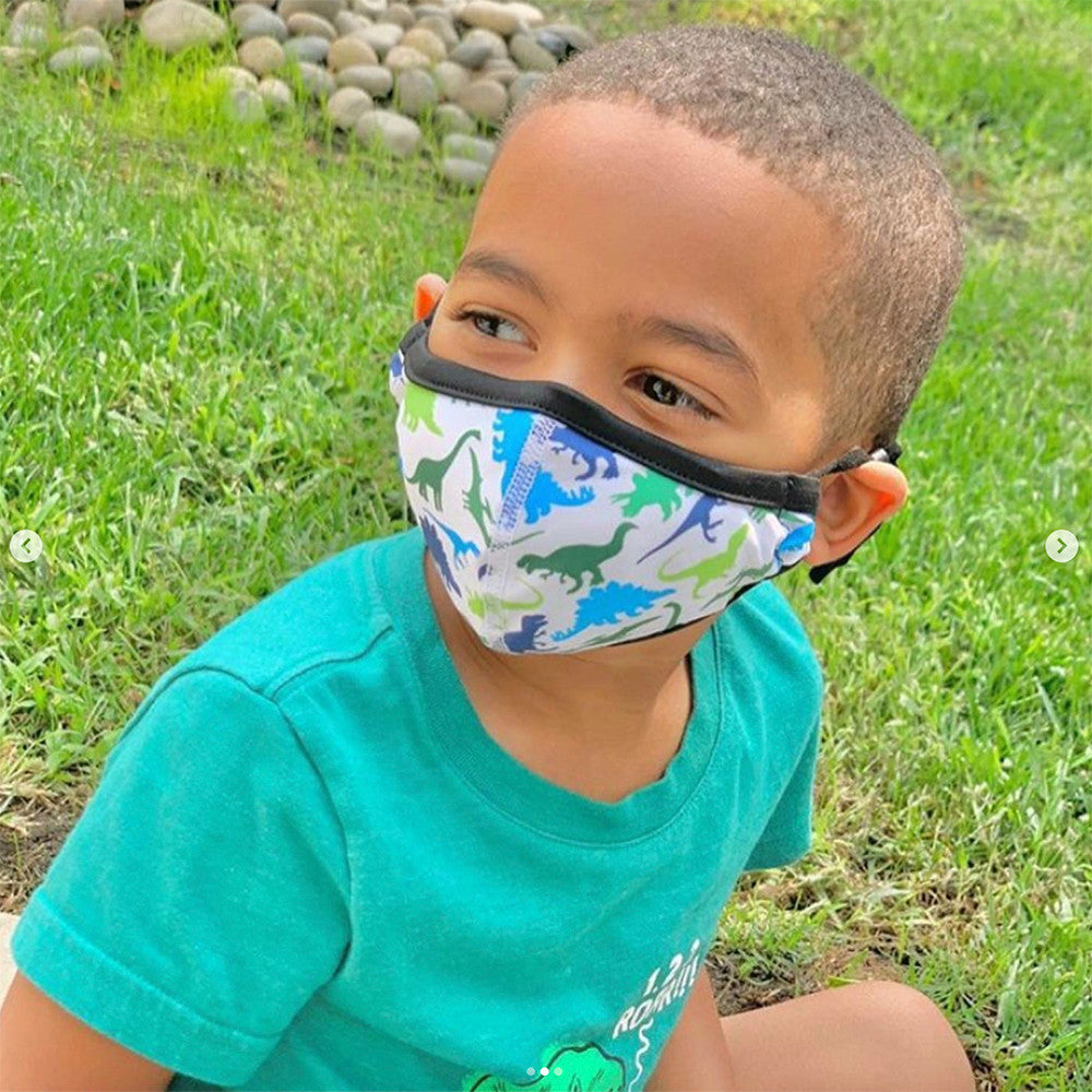 Top Trenz Fun Dinosaur Printed Fashion Face Mask Accessories