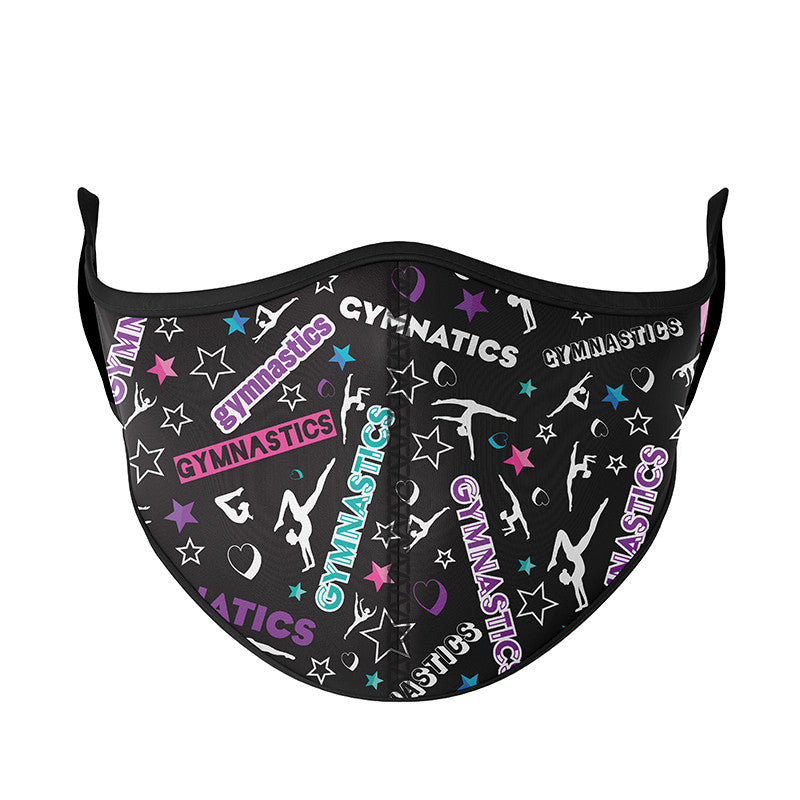 Top Trenz Fun Printed Gymnastics Face Mask For Kids And Tweens Accessories