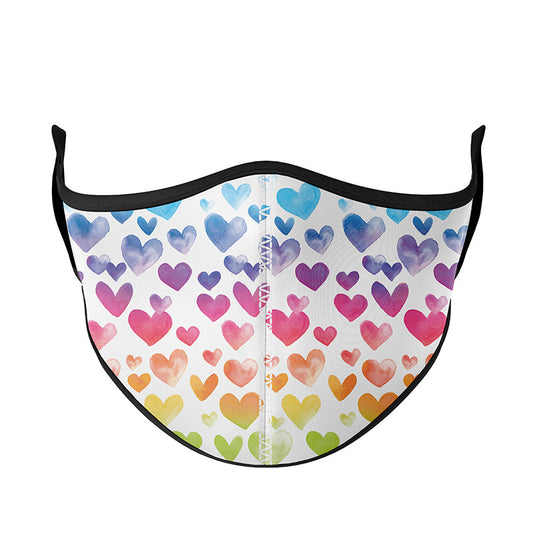 Top Trenz Super Cute Fashion Heart Overload Face Mask Accessories