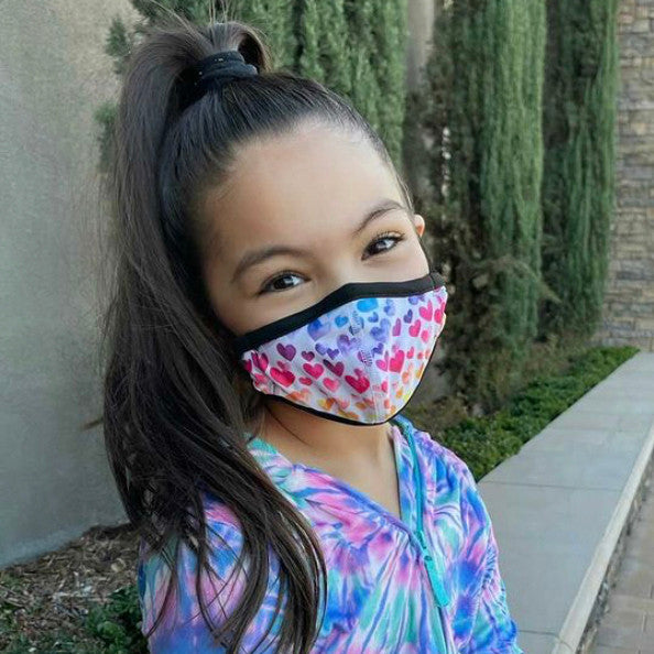 Top Trenz Super Cute Fashion Heart Overload Face Mask Accessories