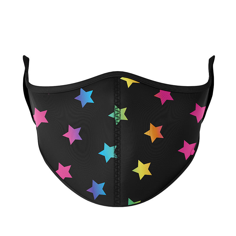 Top Trenz Multi Star Face Mask Accessories