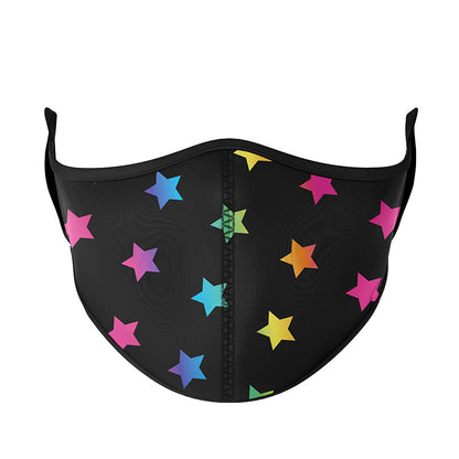 Top Trenz Multi Star Face Mask Accessories