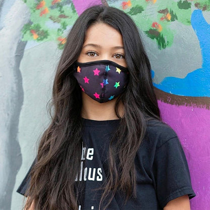 Top Trenz Multi Star Face Mask Accessories
