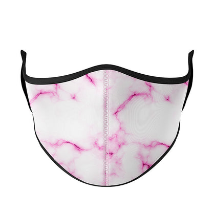 Top Trenz Pink Marble Face Mask Accessories