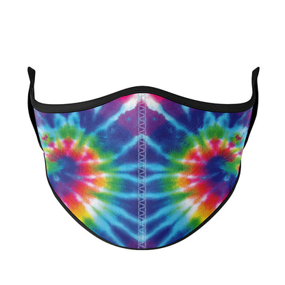 Top Trenz Primary Tie-Dye Face Mask Accessories