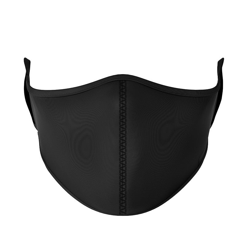 Top Trenz Solid Black Face Mask Fashion Accessories