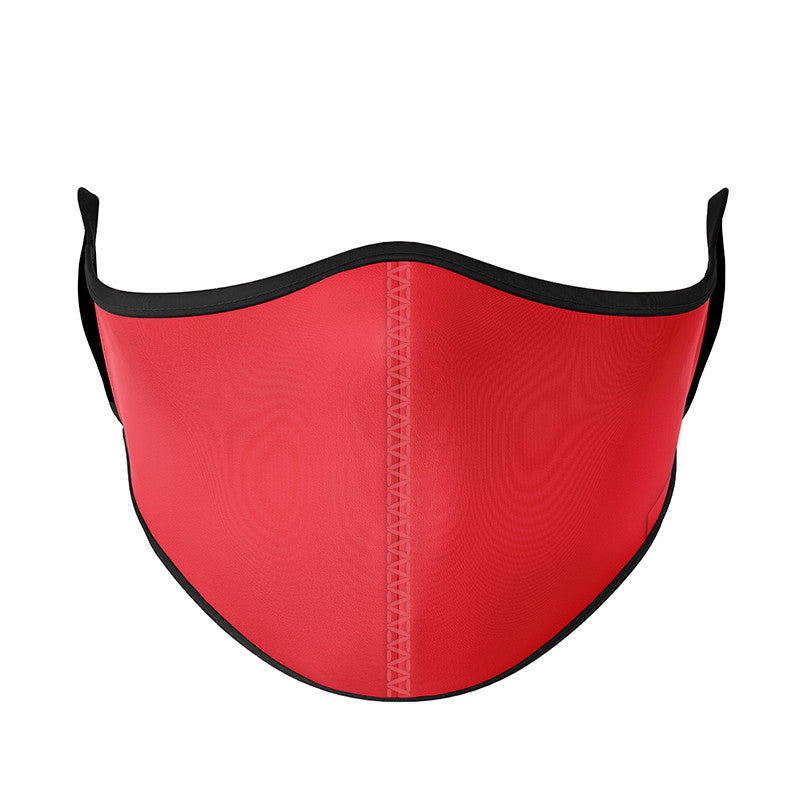 Top Trenz Red Solid Face Mask For All Ages Accessories
