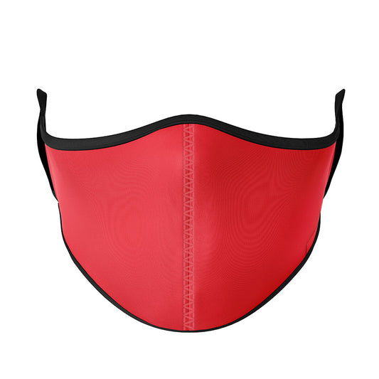 Top Trenz Red Solid Face Mask For All Ages Accessories