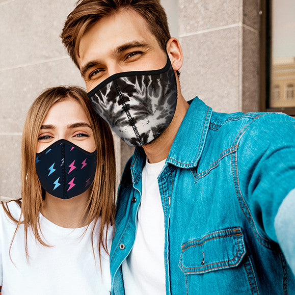 Top Trenz Solid Colored Breathable Face Mask Accessories
