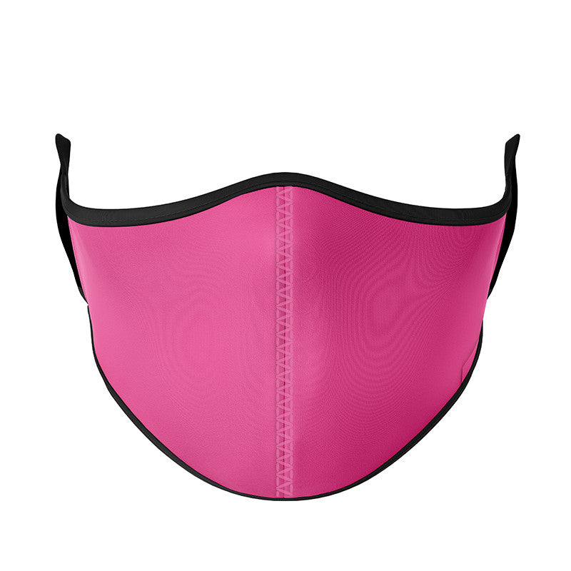 Top Trenz Solid Pink Face Mask Accessories