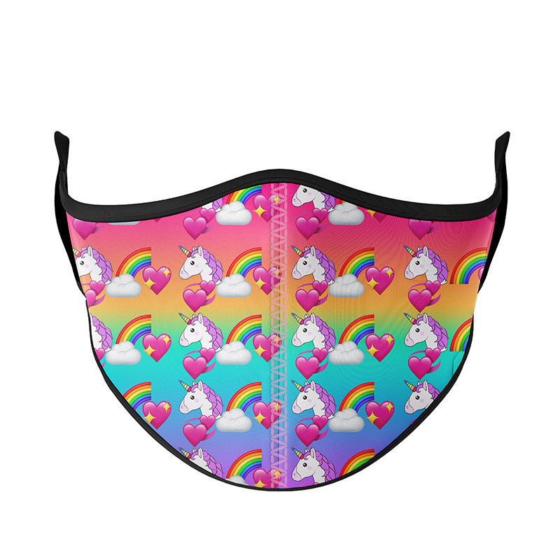 Top Trenz Unicorn Rainbow Face Mask Accessories