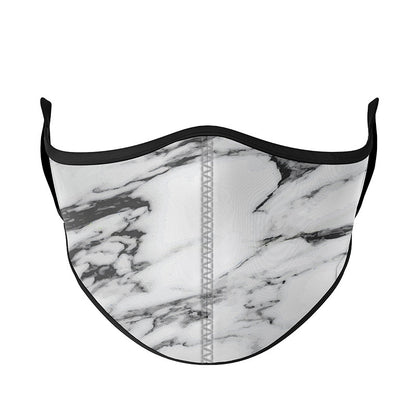 Top Trenz White Marble Face Mask Accessories