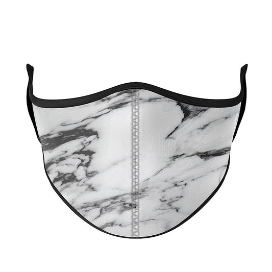 Top Trenz White Marble Face Mask Accessories