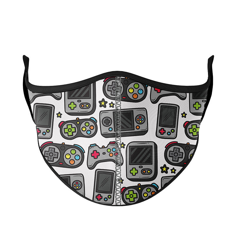 Top Trenz White Game Time Face Mask Accessories