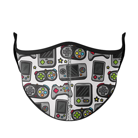 Top Trenz White Game Time Face Mask Accessories
