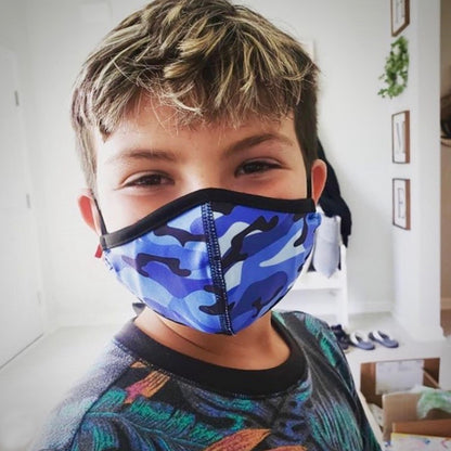 Top Trenz White Game Time Face Mask Accessories