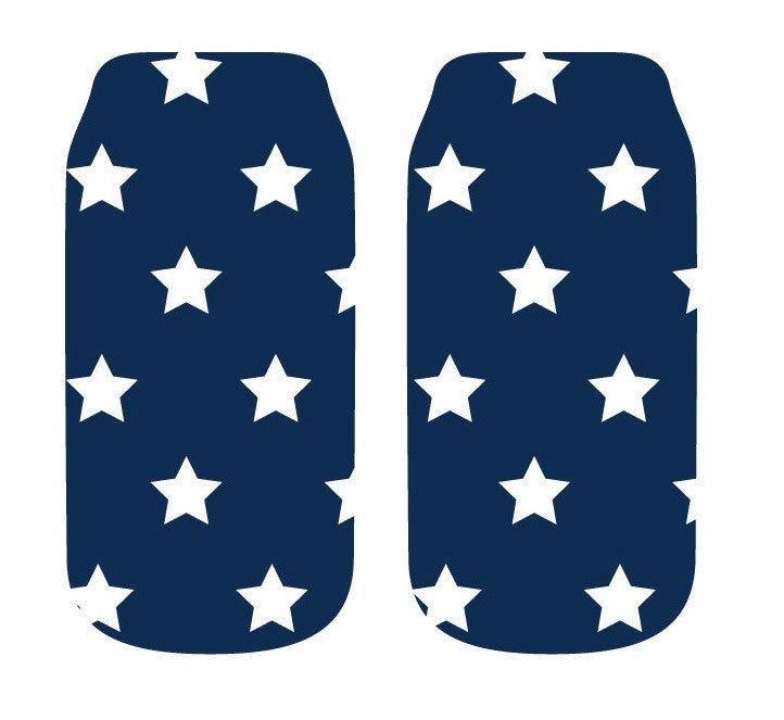 Top Trenz Ankle SocksNavy wwith White Stars Apparel