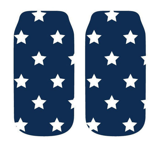 Top Trenz Ankle SocksNavy wwith White Stars Apparel