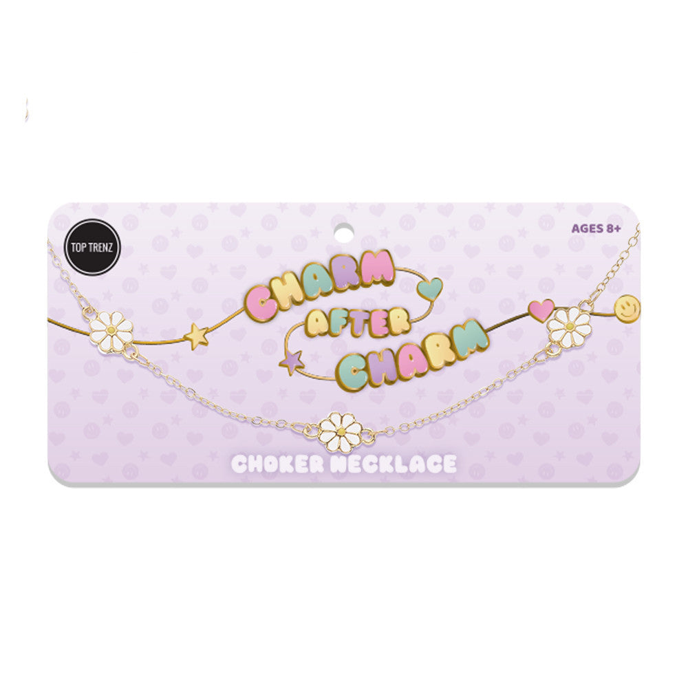 Top Trenz Choker Charm Necklaces For Kids And Tweens Accessories