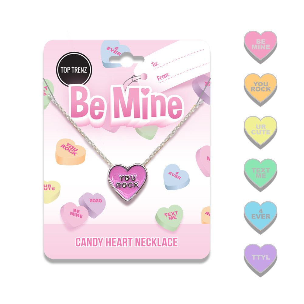 Top Trenz Charming Heart Chain Jewelry Necklace For Kids Accessories|Holiday