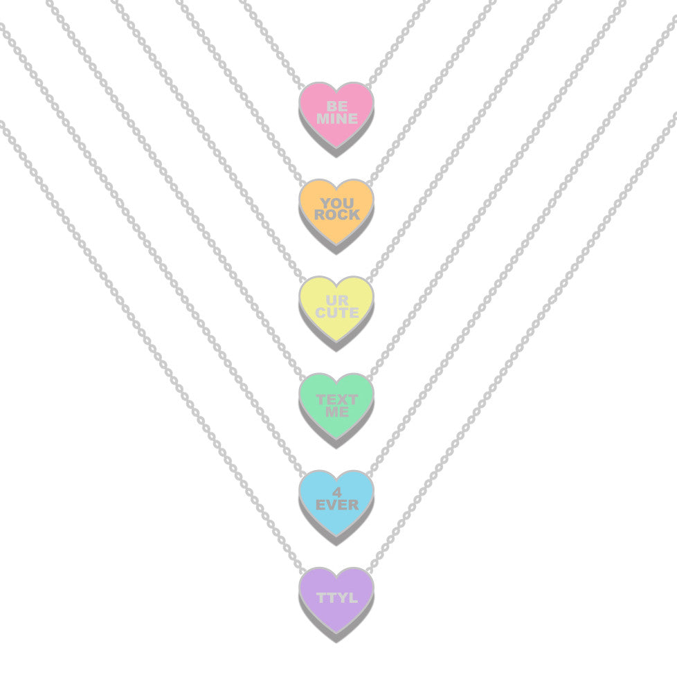 Top Trenz Charming Heart Chain Jewelry Necklace For Kids Accessories|Holiday