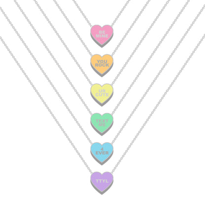 Top Trenz Charming Heart Chain Jewelry Necklace For Kids Accessories|Holiday
