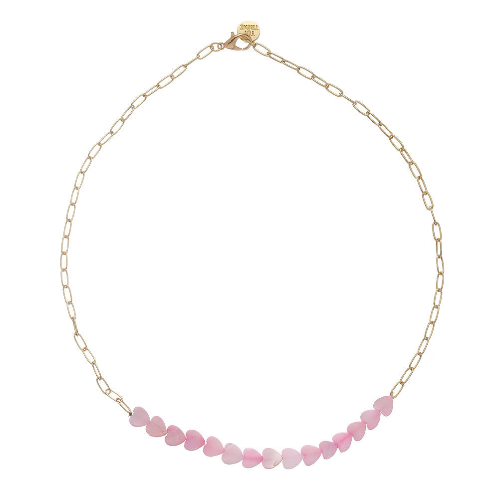 Top Trenz Pearl Heart Charm Necklaces For Kids And Tweens Accessories|Holiday
