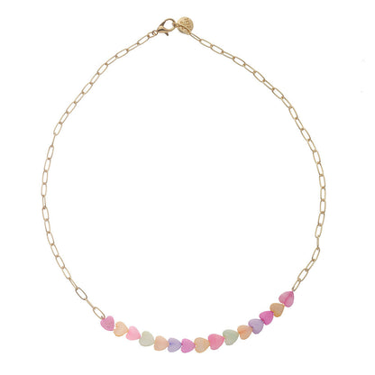 Top Trenz Pearl Heart Charm Necklaces For Kids And Tweens Accessories|Holiday