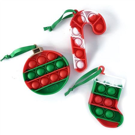 Top Trenz OMG Pop Fidgety christmas Ornament pop fidget Toys|Holiday