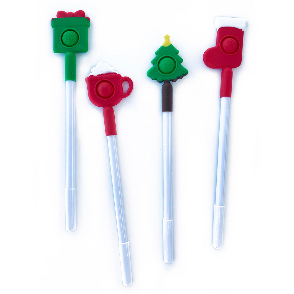 Top Trenz OMG Pop Fidgety - Holiday Pen Topper Toys|Holiday