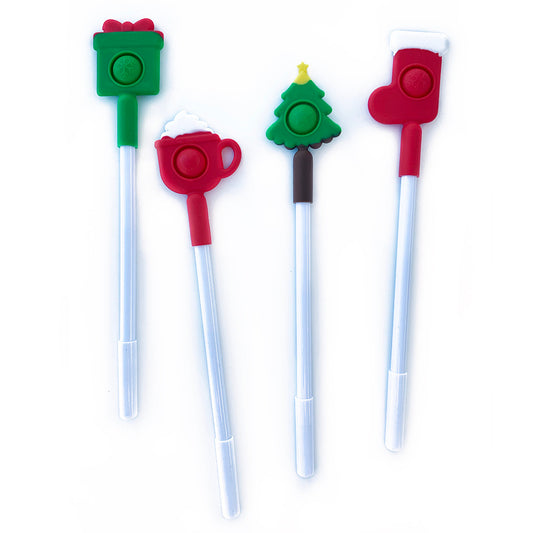 Top Trenz OMG Pop Fidgety - Holiday Pen Topper Toys|Holiday