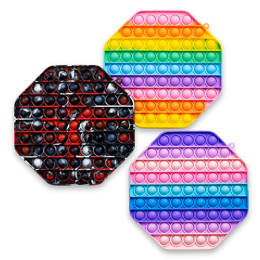 Top Trenz Extra-Large Octagon Pop It Toy - Stress Relief & Sensory Play Toys