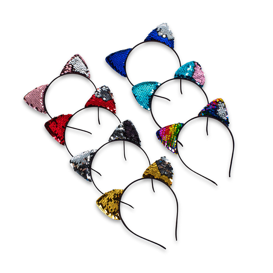 Top Trenz Top Selling Reversible Sequin Headbands Accessories