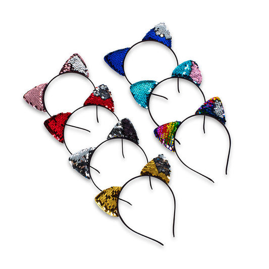 Top Trenz Top Selling Reversible Sequin Headbands Accessories