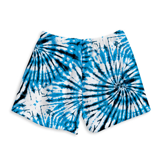 Top Trenz Tie Dye Comfy Fuzzy Lounge Short Pajamas Loungwear Apparel