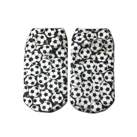 Top Trenz Ankle Socks Soccer Print Apparel