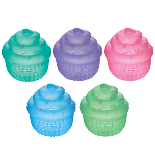 Top Trenz Adorable Sprinkle Cupcake Sugar Squisher Toy - Stress Relief & Sensory Fun Toys