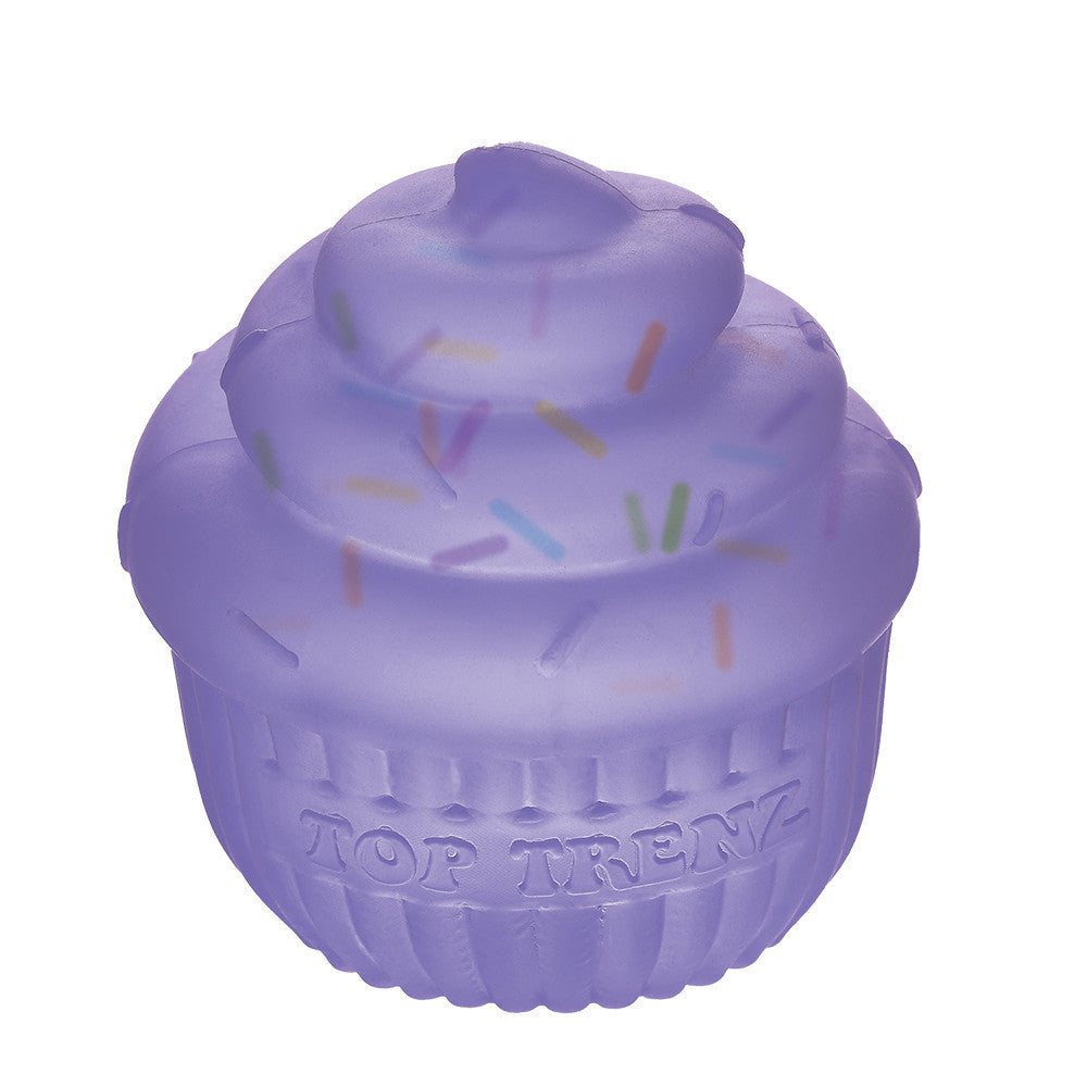 Top Trenz Adorable Sprinkle Cupcake Sugar Squisher Toy - Stress Relief & Sensory Fun Toys