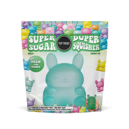 Top Trenz Bunny Squishy Stress Ball Fidget Toy - Sugar Squisher Toys|Holiday